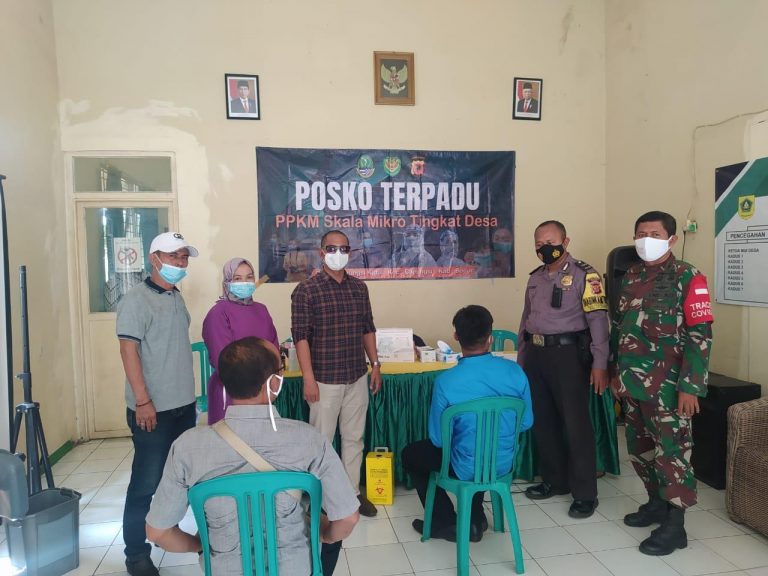Kapolsek Cileungsi Lakukan Swab Gratis Bagi Warga yang Lakukan Mudik