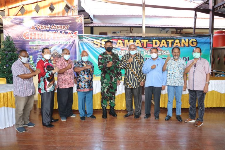 Safari Kebangsaan Danlanud Silas Papare Dengan Para Tokoh Masyarakat Papua
