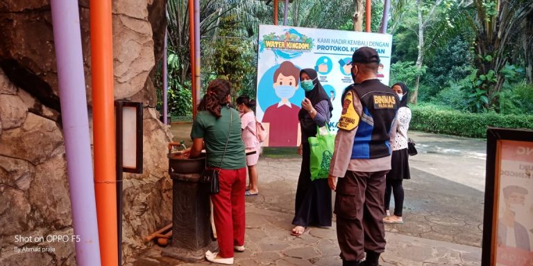 Polsek Cileungsi Lakukan Penegakan di Wahan Air Water Kingdom