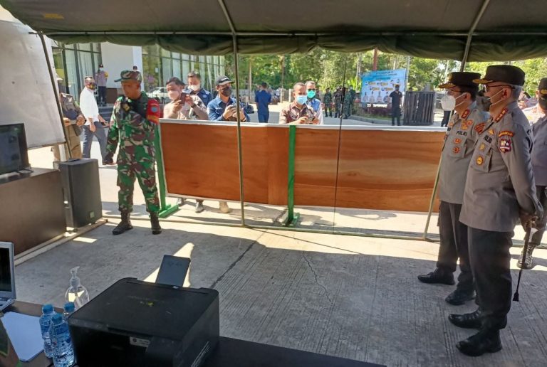 Dandim Jelaskan Penanganan PMI Saat Kunjungan Kabaharkam Polri