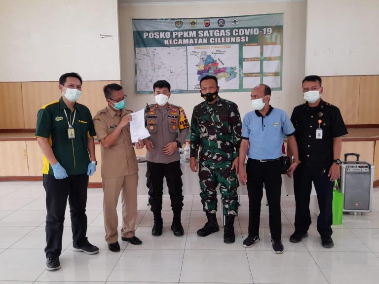 Kapolsek Cileungsi Antisipasi Lonjakan Pengunjung Adanya Giant Cuci Gudang