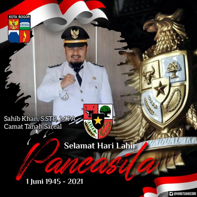 Camat Tansa Kota Bogor Mengucapkan Selamat Hari Lahir Pancasila 1 Juni 2021