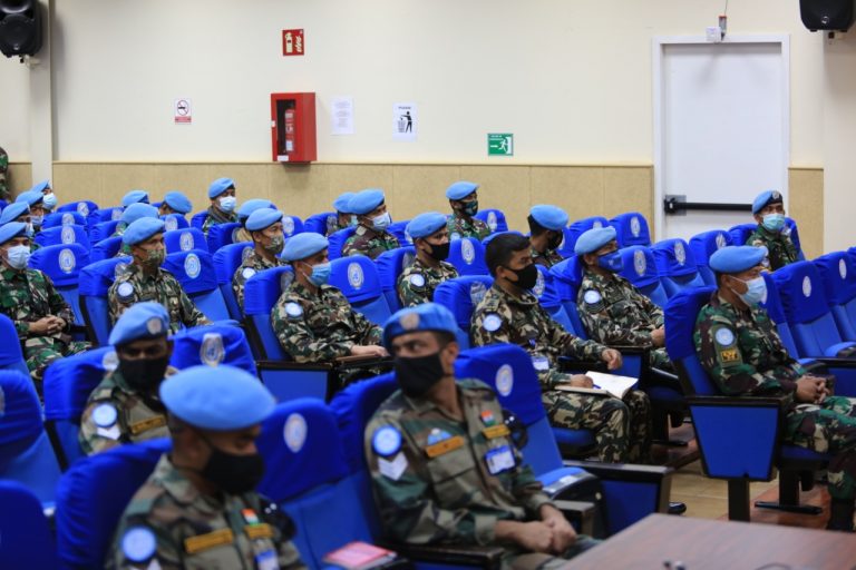 Asah Kemampuan Tempur, Pasukan Indobatt Gelar Pertempuran Kota