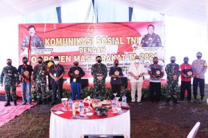 Komsos TNI Binter Jalin Sinergitas Wujudkan Kondisi Tangguh Dengan Masyarakat Cidahu