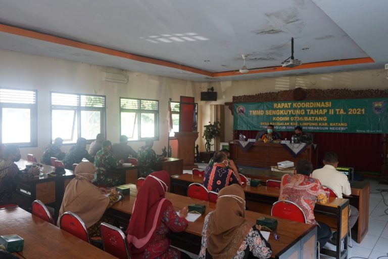 Kodim Gelar Rakor Tentukan Target TMMD Sengkuyung Tahap II Sejak Awal