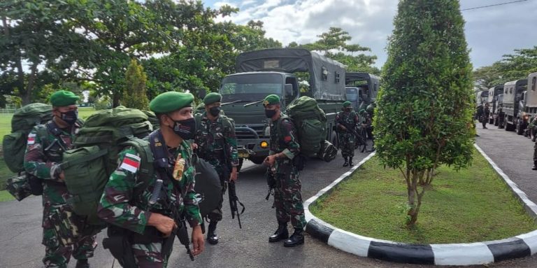 108 Personel Yonif 315/Garuda Tiba Di Merauke
