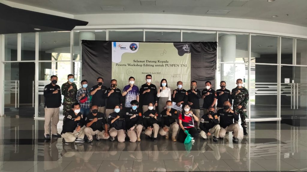 Universitas Binus Kota Bekasi Berikan Pelatihan Personel Puspen TNI