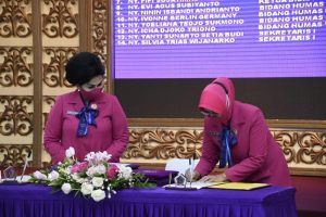 Nanny Pimpin Sertijab Wakil Ketum Yayasan Tunas Muda IKKT