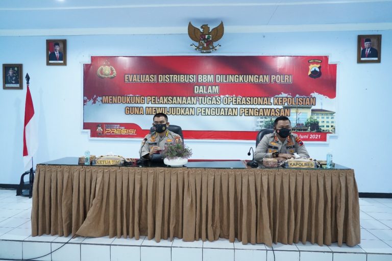 Puslitbang Polri Evaluasi Pendistribusian BBM Polres Batang