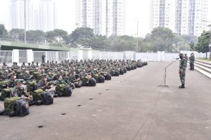 176 Nakes TNI Akmil Magelang Perkuat RSDC Wisma Atlet Kemayoran