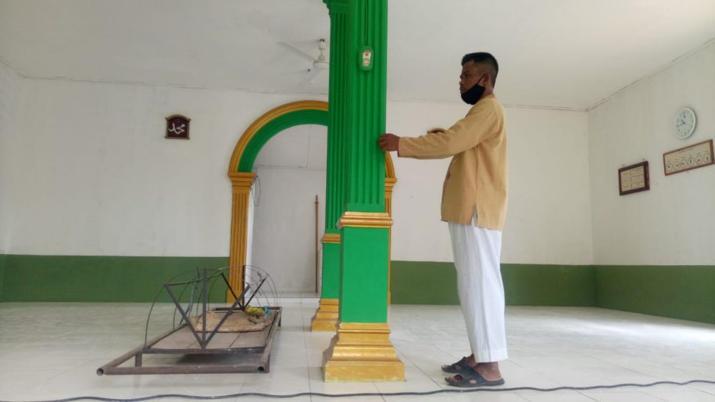 Ricky :kondisi pengerjaan Masjid Jami Assapinah sudah memasuki angka 90 persen