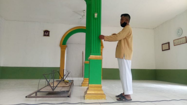Ricky :kondisi pengerjaan Masjid Jami Assapinah sudah memasuki angka 90 persen