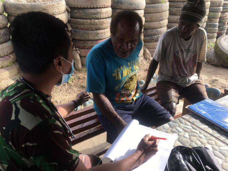 Pos Satgas Pamrahwan Layani Kesehatan Bagi Masyarakat Wamena