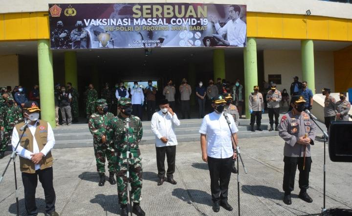 Pangdam III/Slw Dampingi Panglima TNI Kunker di Wilayah Bandung Raya