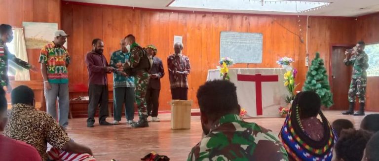 TNI Lakukan Komunikasi Sosial Dengan Tokoh Agama Papua