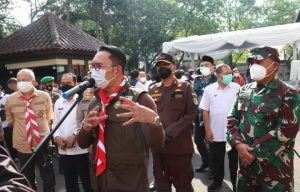 Pelepasan dan Pendistribusian Tabung Oksigen ke-Posko Kabupaten/Kota Bandung Dihadiri Pangdam III/Slw