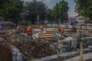 Periksa Pembangunan Alun-alun Kota Bogor, Progres Baru 10 Persen