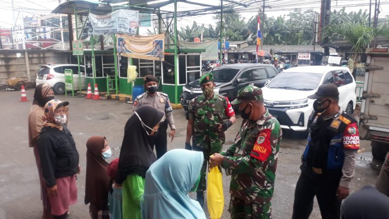 Satgas wilayah Cileungsi Gelar Ops Gabungan PPKM Level 4