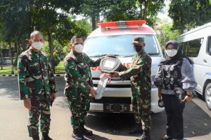 Bantuan 4 Unit Ambulance Diterima Kodam III/Slw