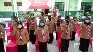 di SMPN 7 Kota Bogor Kak Syarifah khidmat Ikuti Upacara Hari Pramuka Tingkat Jawa Barat ke-60