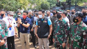 Pangdam III/Slw dan Gubernur Jabar Dampingi Menparekraf Tinjau Gebyar Vaksinasi