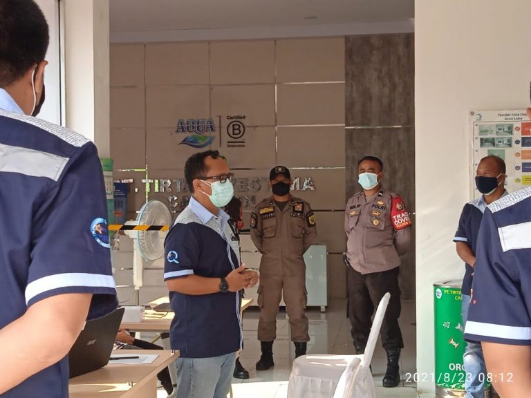 Polsek Caringin Lakukan Pengamanan di PT TIPC