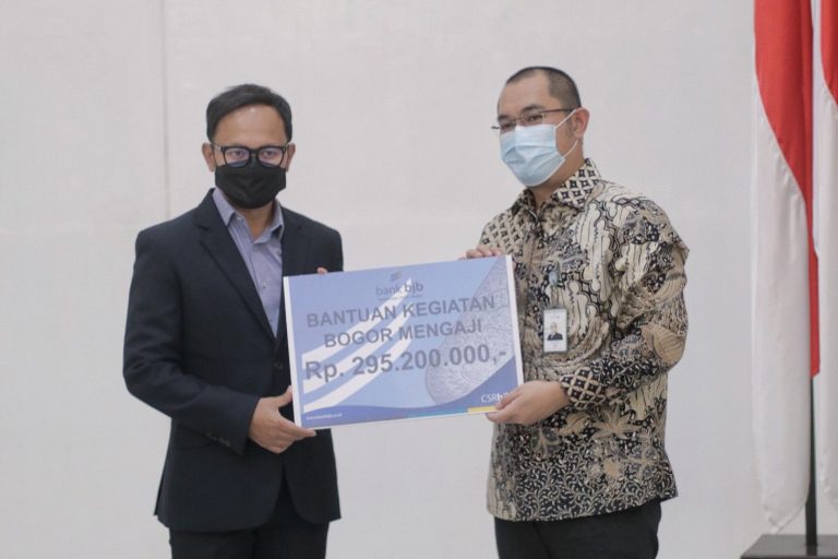 CSR Rp 295 Juta Lebih BJB Cabang Kota Bogor Serahkan Untuk Bogor Mengaji