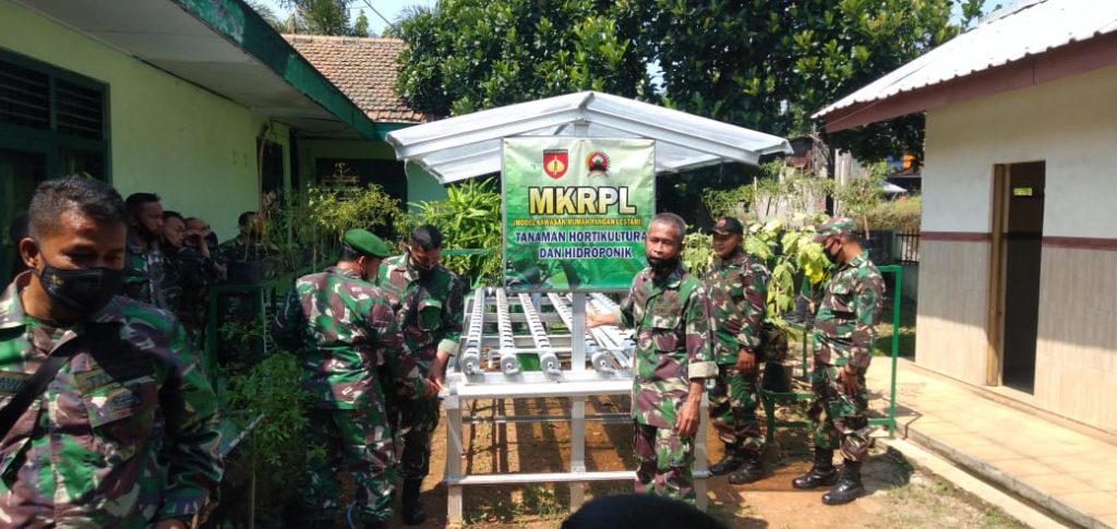 Tanam Cara Hidroponik, Kodim Gelar Pembinaan Ketahanan Pangan