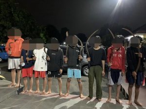Aksi Tawuran Sejumlah Pelajar di  Bogor Diamankan Polisi