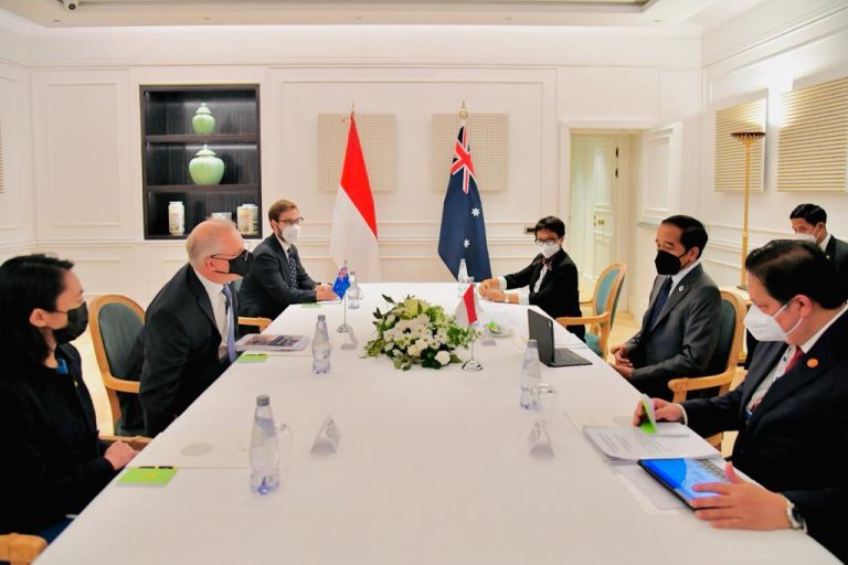 Ini yang Dibahas Jokowi dan PM Australia di Kota Roma