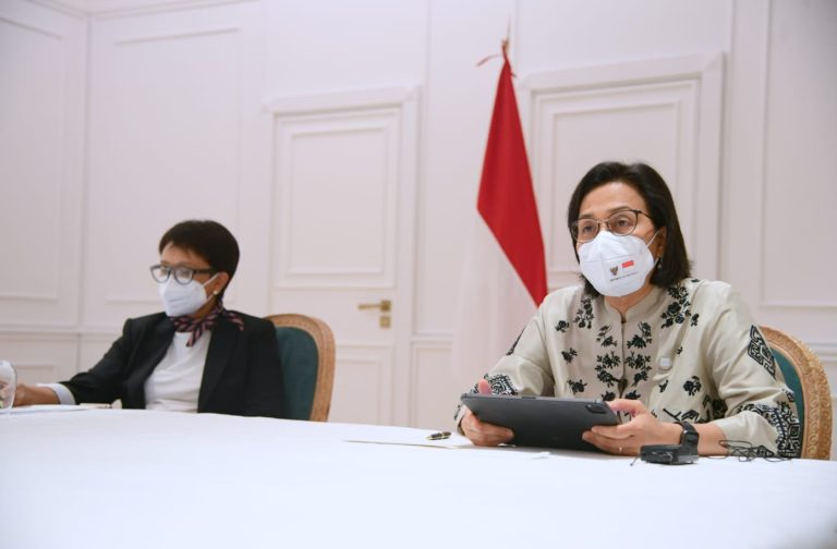 Sri Mulyani Sampaikan Tiga Tantangan Pemulihan Ekonomi Global