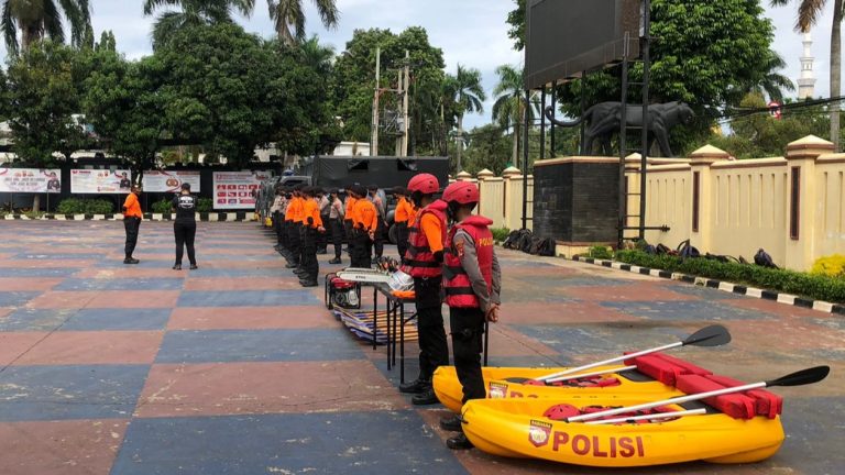 Curah Hujan Meningkat, Polres Bogor Gelar Apel Siaga Bencana Alam