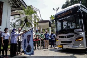 Bima Arya Sambut dan Uji Coba Bus Baru, Gantikan Angkot di Kota Bogor