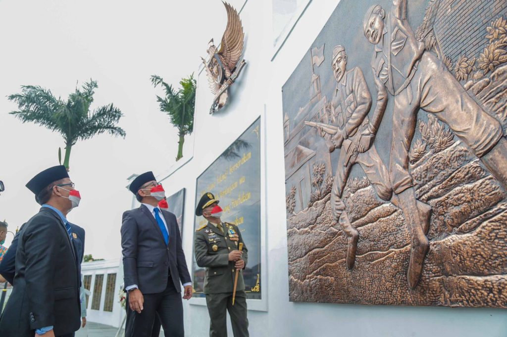 Monumen TMP Dreded Diresmikan Danrem 061/SK dan Walkot Bogor di Hari Pahlawan
