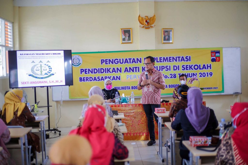 Sebanyak 40 Kepsek SMP di Kota Bogor Dibina Anti Korupsi