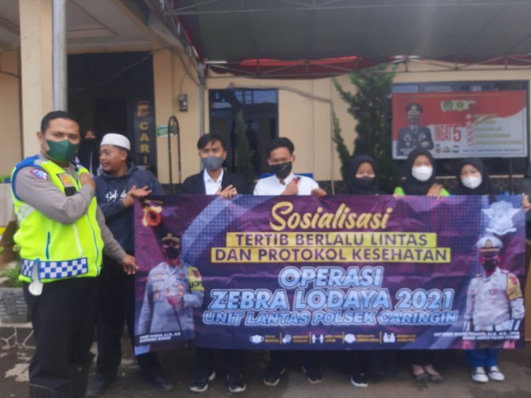 Ops Zebra Polsek Caringin Ciptakan Berlalu Lintas Nyaman dan Aman