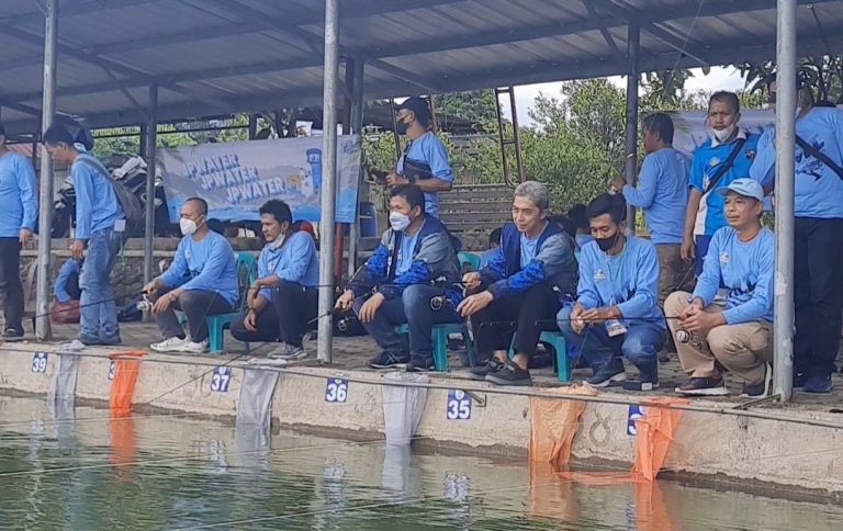 Dedie Diajak Mancing Sekaligus Lantik Pengurus JMI Bogor Raya