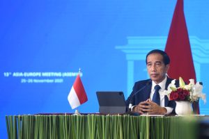 Jokowi Dorong Target Vaksinasi WHO pada KTT ASEM ke-13