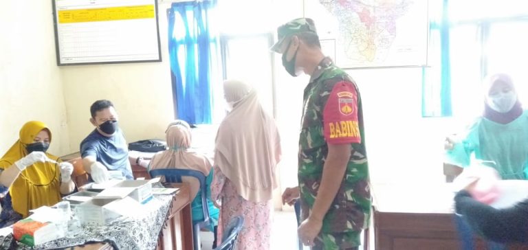 Babinsa 08/Wonotunggal Berikan Lakukan Pendampingan Rasa Aman dan Nyaman