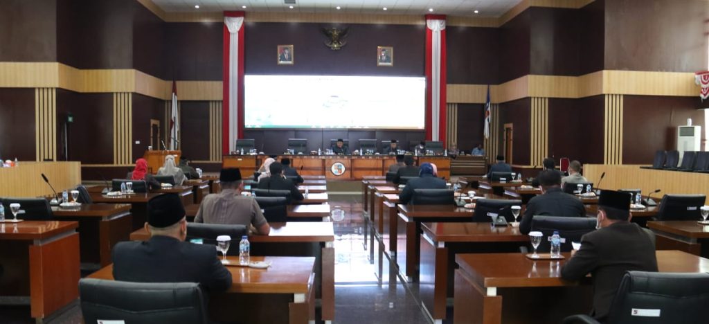 Tetapkan Dua Pembentukan Perda Baru, DPRD Kota Bogor Gelar Paripurna Internal