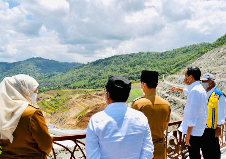 Bendungan Tugu dan Bendungan Gongseng Diresmikan Presiden Jokowi