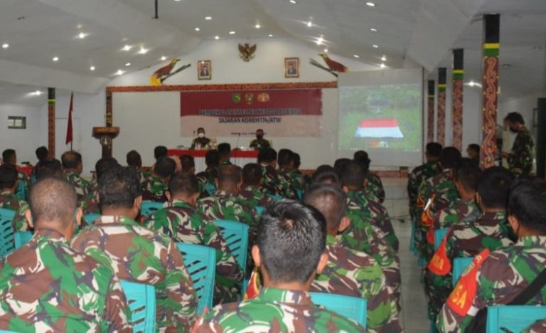 Berbagai Ancaman Dini di Wilayah, Danrem Berikan Pembekalan Intelter