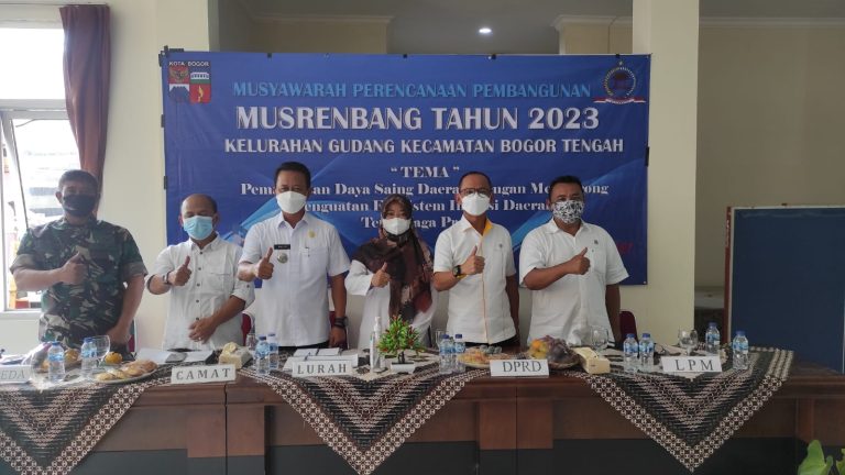 Musrenbang Kelurahan Gudang, Eka Wardhana : Fokuskan Pemulihan Ekonomi & Pembangunan SDM