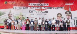 BPN Kota Bogor Selesaikan Sebanyak 4.200 Bidang Tanah Tersertifikasi