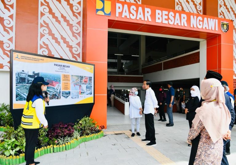 Presiden Resmikan Pasar Besar Ngawi, Diharapkan Jadi Pengungkit Ekonomi Masyarakat
