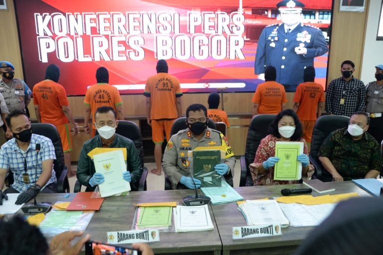 Enam Pelaku Mafia Tanah Rugikan Milyaran Rupiah Berhasil Ditangkap