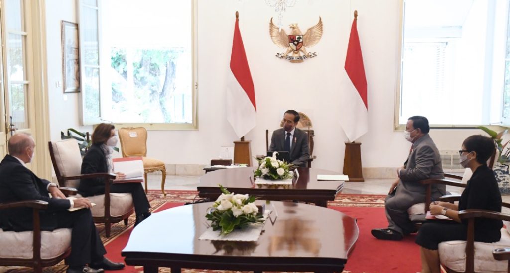 Menteri Angkatan Bersenjata Prancis Temui Presiden Jokowi  Untuk Kerjasama