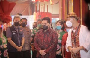 Erick Thohir Didampingi Dedie Hadiri CGM Bogor Street Festival 2022
