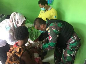 Bantu Layanan Posyandu DiPerbatasan RI-PNG