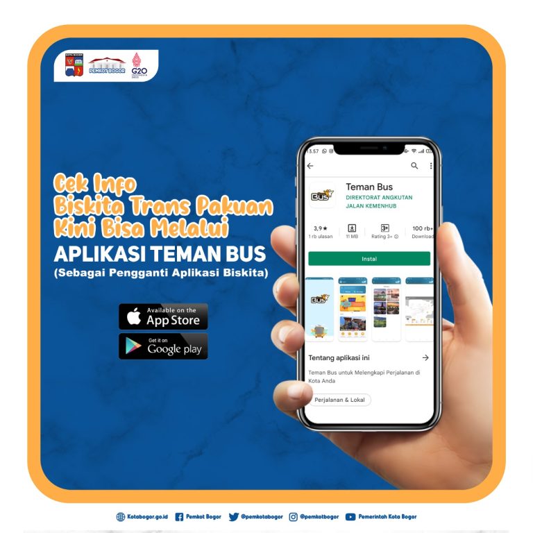Biskita Trans Pakuan Kini Hadir di Aplikasi Teman Bus